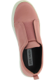 Steve Madden Damenmode Plattform Slip-on schnurlose Schuhe aus rosa satin