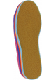 Steve Madden Niedrige Damen Schnürschuhe mit Plattform aus silbernem Canvas