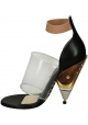 Givenchy Block High Heel Sandalen in schwarz Kalbsleder