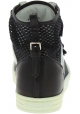 Hogan High-Top-Sneakers Schuhe für Damen aus weißem schwarzem Leder und Stoff