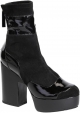 Pierre Hardy Midcalf High Heels Stiefel in schwarzem Wildleder