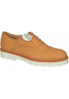 Hogan Damen orange Brogue Halbschuhe Lederschuhe