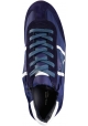 Philippe Model Herren-Sneaker aus blauem Wildleder und Mikrofaser und Gummisohle