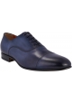 Santoni Elegante Brogues Schuhe für Herren aus marineblauem Leder