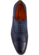 Santoni Elegante Brogues Schuhe für Herren aus marineblauem Leder