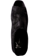 Giuseppe Zanotti Damen stiefeletten mit niedrigem Absatz aus schwarzem Wildleder