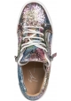 Giuseppe Zanotti Mehrfarbig glitzernde Damen-Sneaker mit Schnürsenkeln und Reißverschlüssen