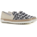 Tod's Damen Slip-Ons Sneakers aus Leder und Blazer