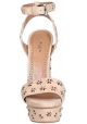 Alaïa Wedges aus Nude Wildleder