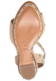 Alaïa Wedges aus Nude Wildleder