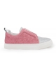 Pierre Hardy Sneaker Slip-Ons in Silber / Pink Glitter