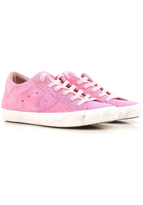 Philippe Model Damen niedrige Sneakers aus Wildleder