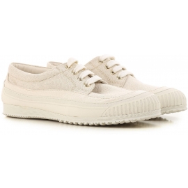 Hogan Low-Top-Sneakers für Damen aus beige Stoff