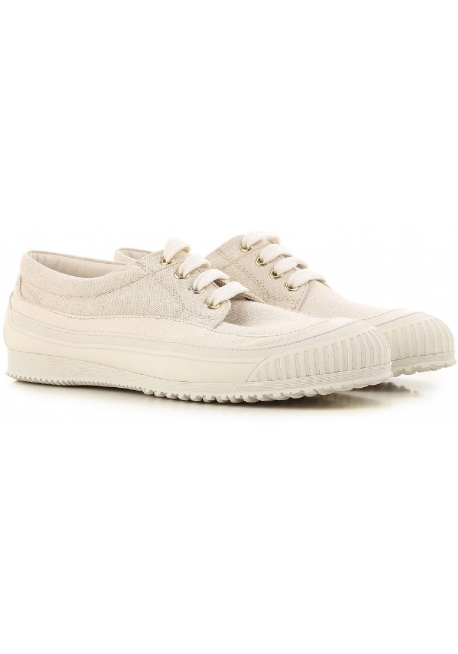 Hogan Low-Top-Sneakers für Damen aus beige Stoff