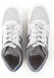 Hogan Herren Sneakers Schuhe aus grauem und cremefarbenem Leder