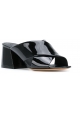 Maison Margiela - Sandalen mit hohem Absatz und schwarzem Lackleder