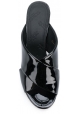 Maison Margiela - Sandalen mit hohem Absatz und schwarzem Lackleder