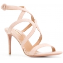 Aquazzura Sandaletten aus hellrosa Wildleder