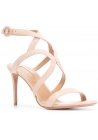 Aquazzura Sandaletten aus hellrosa Wildleder