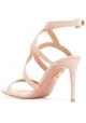 Aquazzura Sandaletten aus hellrosa Wildleder