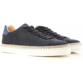 Hogan mann Sneakers R206 in blau leder