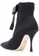 Dolce&Gabbana Stiefel mit Absatz für Frauen In schwarzem technischen Stoff
