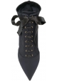 Dolce&Gabbana Stiefel mit Absatz für Frauen In schwarzem technischen Stoff